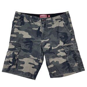 Lazer Co Utility Workwear Camo Cargo Shorts Sz 40 (11" inseam)